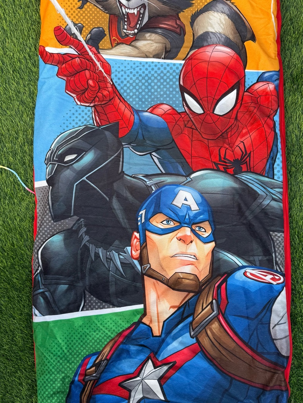 Kids sleeping bag Marvel Superhero Sleeping Bag - Spider-Man, Captain America,